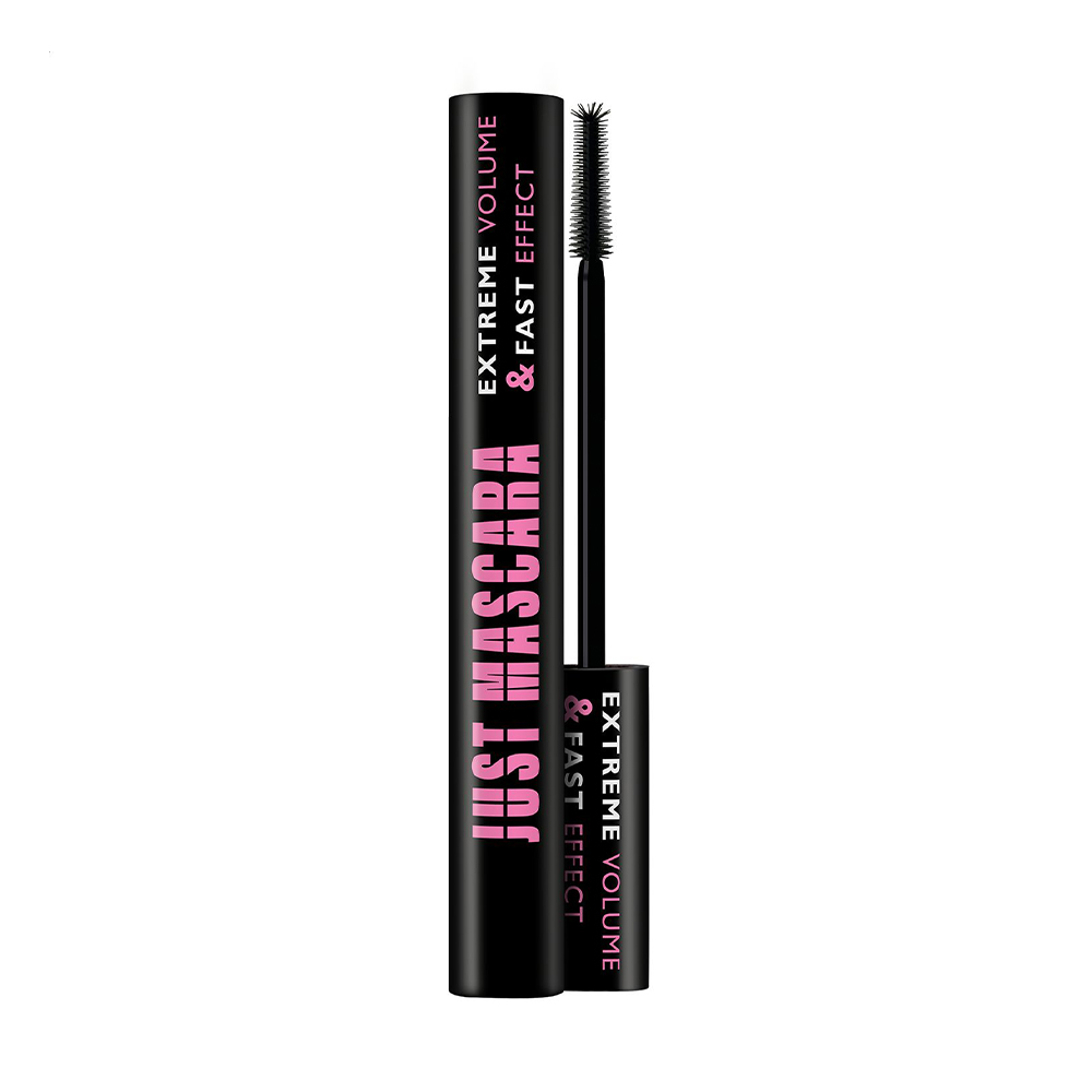 Туш для вій Dermacol Just Mascara Екстремальний об'єм, Black, 12.6 мл